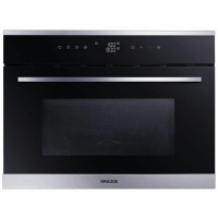 Духовой шкаф GRAUDE BWG 45.0 E черное стекло/нержавеющая сталь