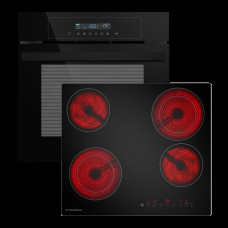 Встраиваемый комплект Maunfeld Bergen черный/черный