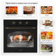 Духовой шкаф SIMFER B6EL18017 черный/бронза