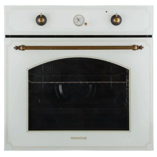 Духовой шкаф RENOVA O90-6BGS4 бежевый ретро