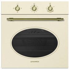 Духовой шкаф Maunfeld MGOGG 673RIB TM бежевый стекло /фурнитура бронза