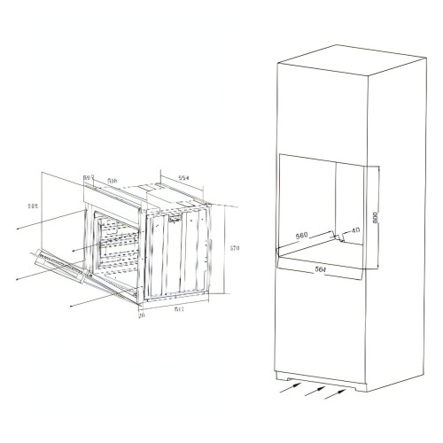 Духовой шкаф CANDY COXP08LTSB