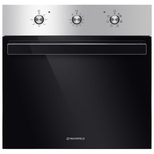 Духовой шкаф Maunfeld CEOF 656S1 нержавйка/черный стекло