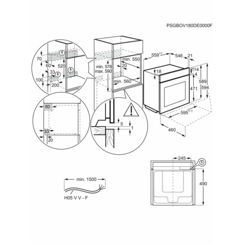 Духовой шкаф AEG OA5CB31SM