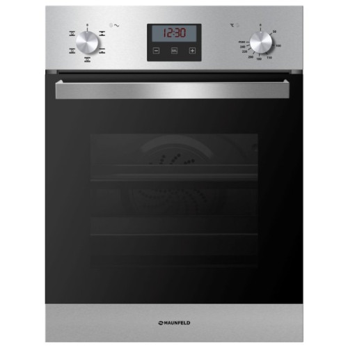 Духовой шкаф Maunfeld MEOXS 436SL нержавейка/черный стекло