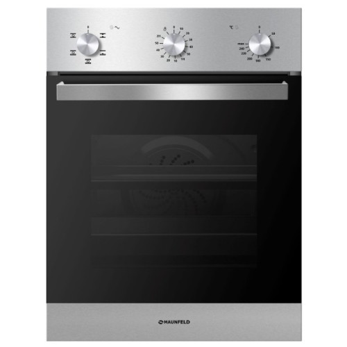 Духовой шкаф Maunfeld MEOXS 436S нержавейка/черный стекло