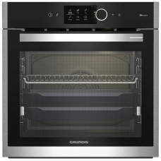 Духовой шкаф Grundig GEBM19600BCHI нерж/черный