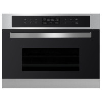 Духовой шкаф Maunfeld MCMO 44 9S серебристый/черный