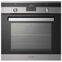 Духовой шкаф LEX EDP 110 IX, серебристый/черный