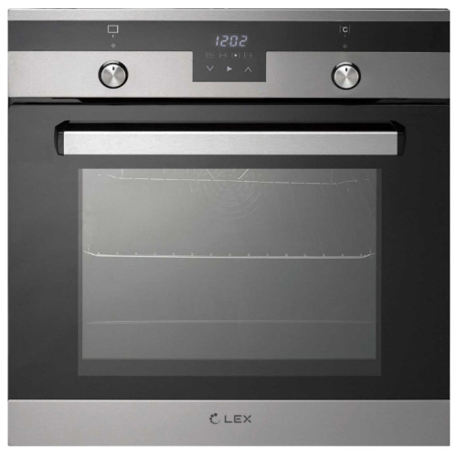 Духовой шкаф LEX EDP 110 IX, серебристый/черный