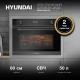 Встраиваемый духовой шкаф Hyundai HMEO 6540 DX черный