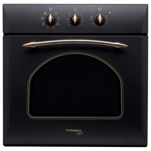 Духовой шкаф PYRAMIDA F 84 ER BLACK RUSTICO