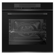 Духовой шкаф Hyundai HMEO 6780 DX черное стекло/серебристый