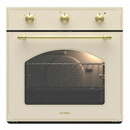 Духовой шкаф Hyundai HEO 6634 BE стекло бежевое