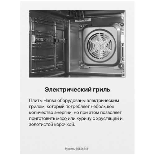 Встраиваемая электрическая духовка Hansa BOES68441