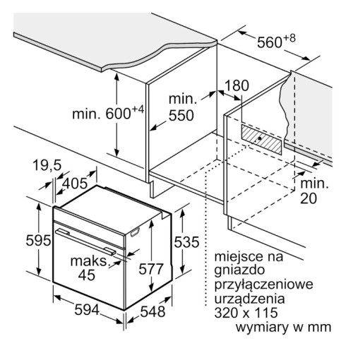 Духовой шкаф BOSCH HRG978NB1