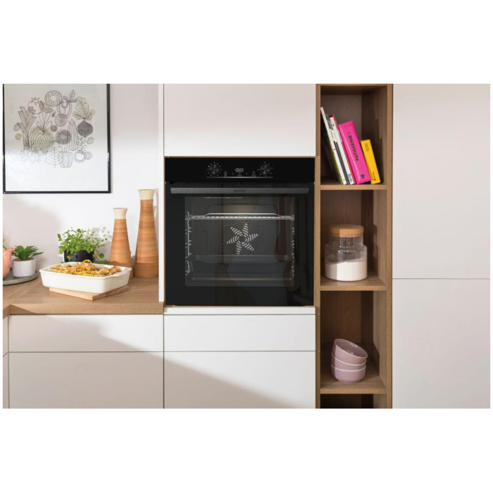 Электрический духовой шкаф gorenje bo6735e02xk серебристый