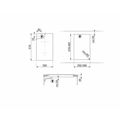 Варочная поверхность SMEG SI2321D 