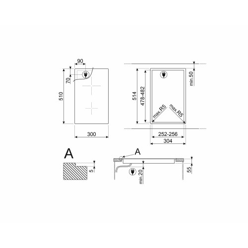Варочная поверхность SMEG SI2321D 