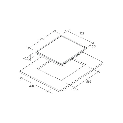 Варочная поверхность Candy CH64FX
