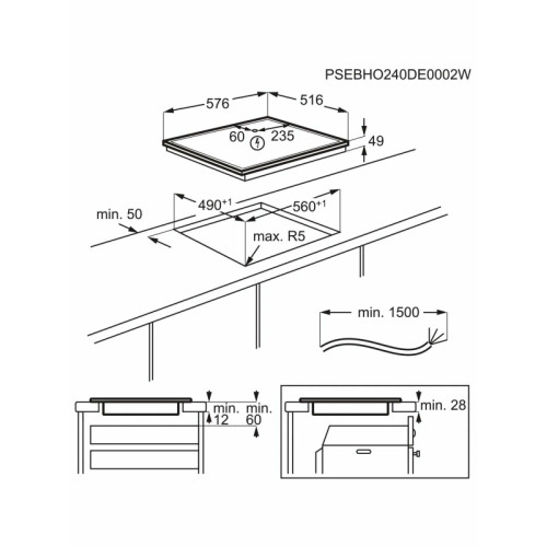 Варочная поверхность AEG TN64IA00XB