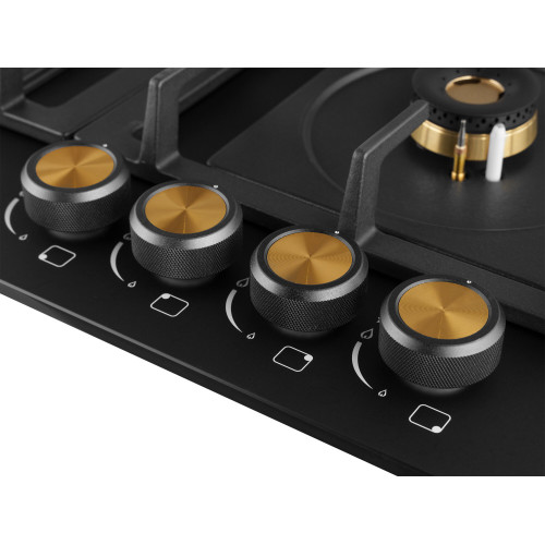 Варочная поверхность Weissgauff HGG 641 BV Volcano Burner Nano Matt Glass