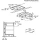 Варочная поверхность AEG TH84CB03CB вытяжкой