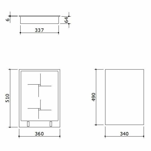 Варочная панель Barazza 1PTFID black glass ceramic/satin (AISI 316) stainless steel