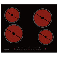 Варочная поверхность Hyundai HHE 6450 BG черный