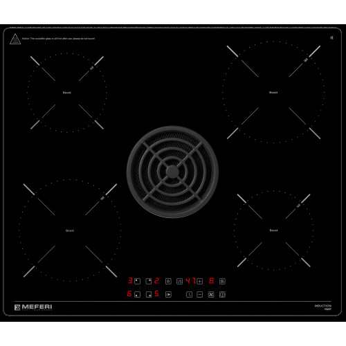 Варочная поверхность MEFERI XSMART60BK Power