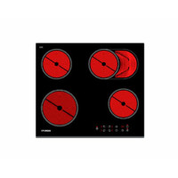 Варочная поверхность Hyundai HHE 6680 BG черный