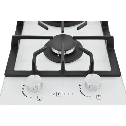 Варочная поверхность газ ZUGEL ZGH292W белая