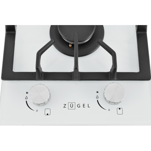 Варочная поверхность газ ZUGEL ZGH292W белая