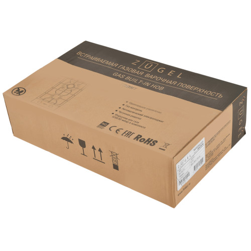 Варочная поверхность газ ZUGEL ZGH292W белая
