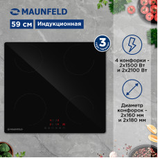 Варочная поверхность MAUNFELD AVI594BK