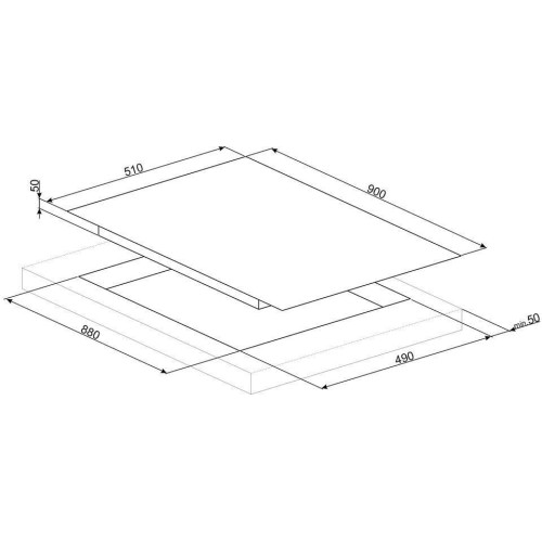 Варочная поверхность SMEG SI2M7953DW белое стекло