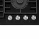 Варочная поверхность газовая Hyundai HHG 6438 BG черный