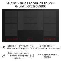 Варочная поверхность Grundig GIEI938980I черный