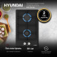 Варочная поверхность Hyundai HHG 3230 BK черный