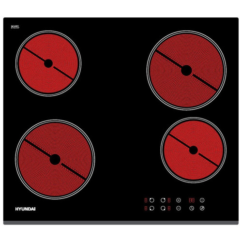 Варочная поверхность Hyundai HHE 6460 BG черный
