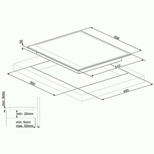 Варочная поверхность SMEG SI964PM Victoria кремовая