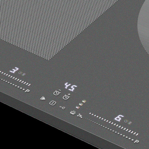 Индукционная варочная панель Maunfeld CVI804SFDGR Inverter графитовый