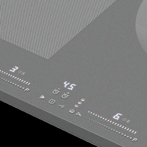 Индукционная варочная панель Maunfeld CVI804SFLGR Inverter серый