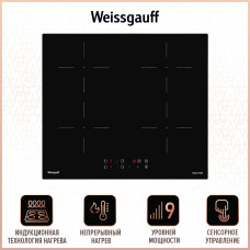 Индукционная варочная поверхность Weissgauff HI 640 BSCM Premium Cross черный