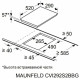 Индукционная варочная панель MAUNFELD CVI292S2BWH Inverter