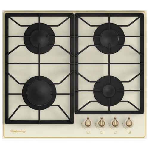 Варочная поверхность Kuppersberg FQ663 C Bronze ретро беж/ручки бронза