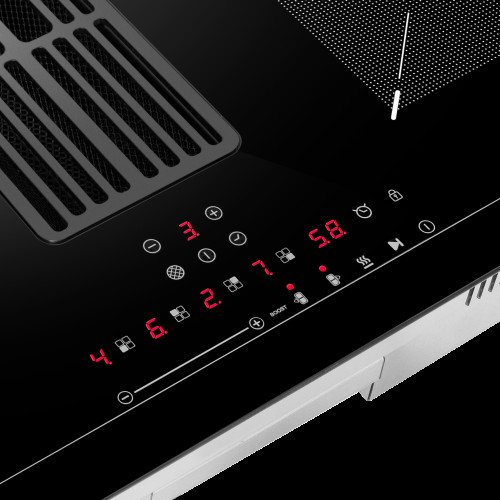 Варочная поверхность MEFERI XSMART75BK Comfort индукционная с вытяжкой