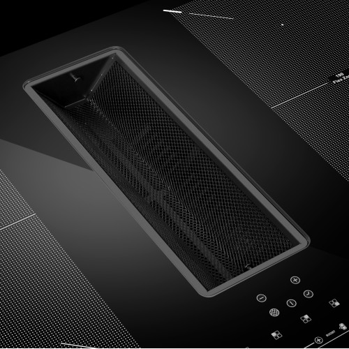 Варочная поверхность MEFERI XSMART75BK Comfort индукционная с вытяжкой