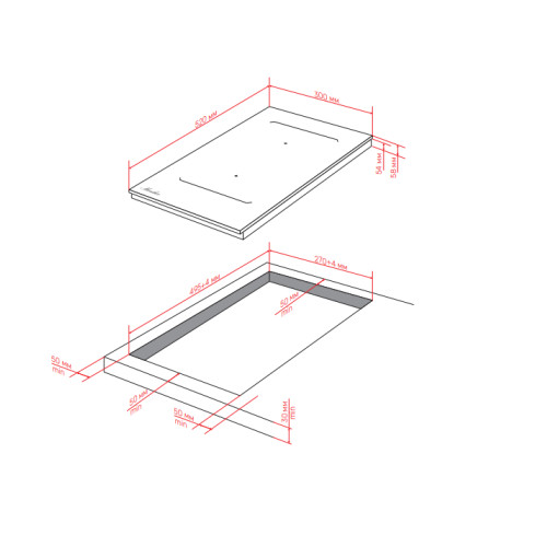 Варочная поверхность Monsher MHI 3013