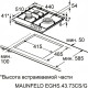 Газовая варочная панель MAUNFELD EGHS.43.73CS/G